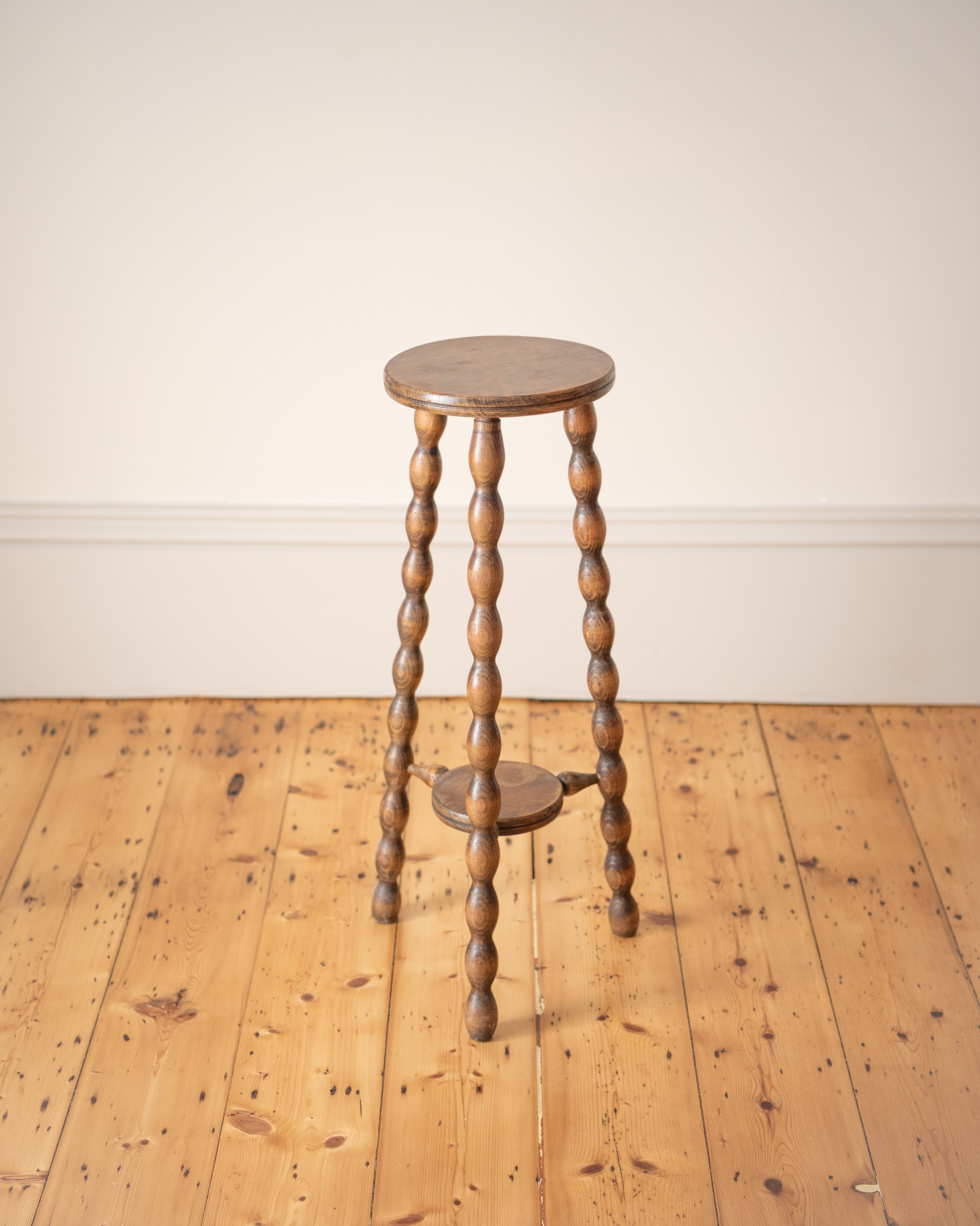 Large French Bobbin Stool