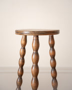 Large French Bobbin Stool