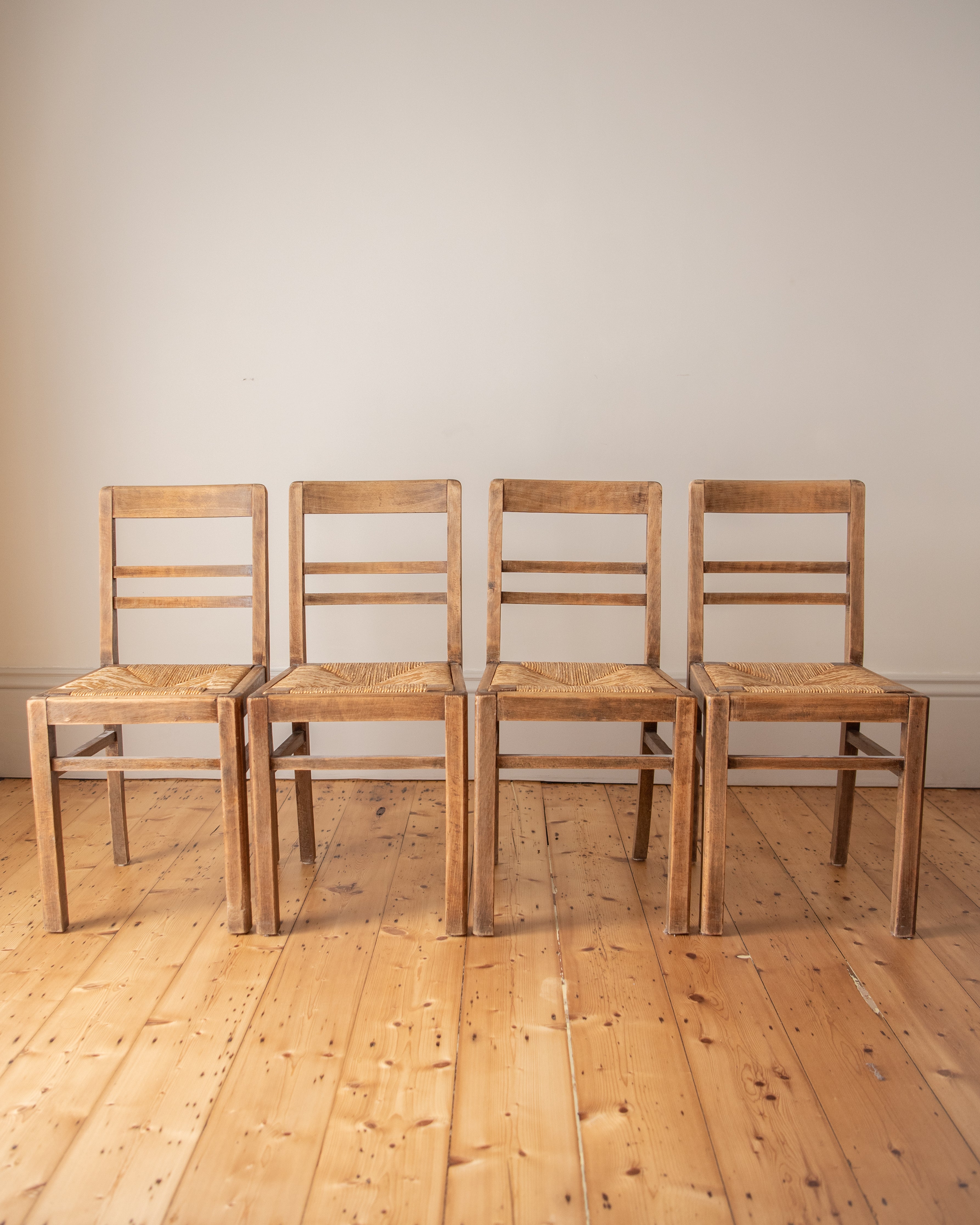 4 Vintage French Dining Chairs