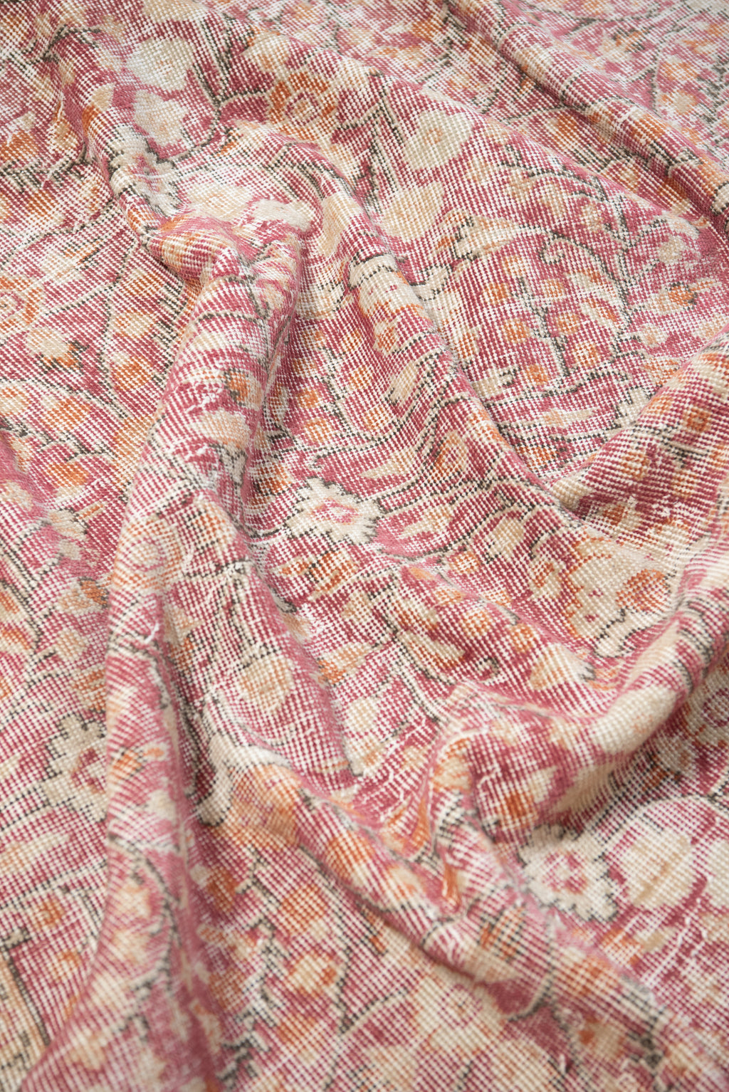 Pink Vintage Turkish Rug