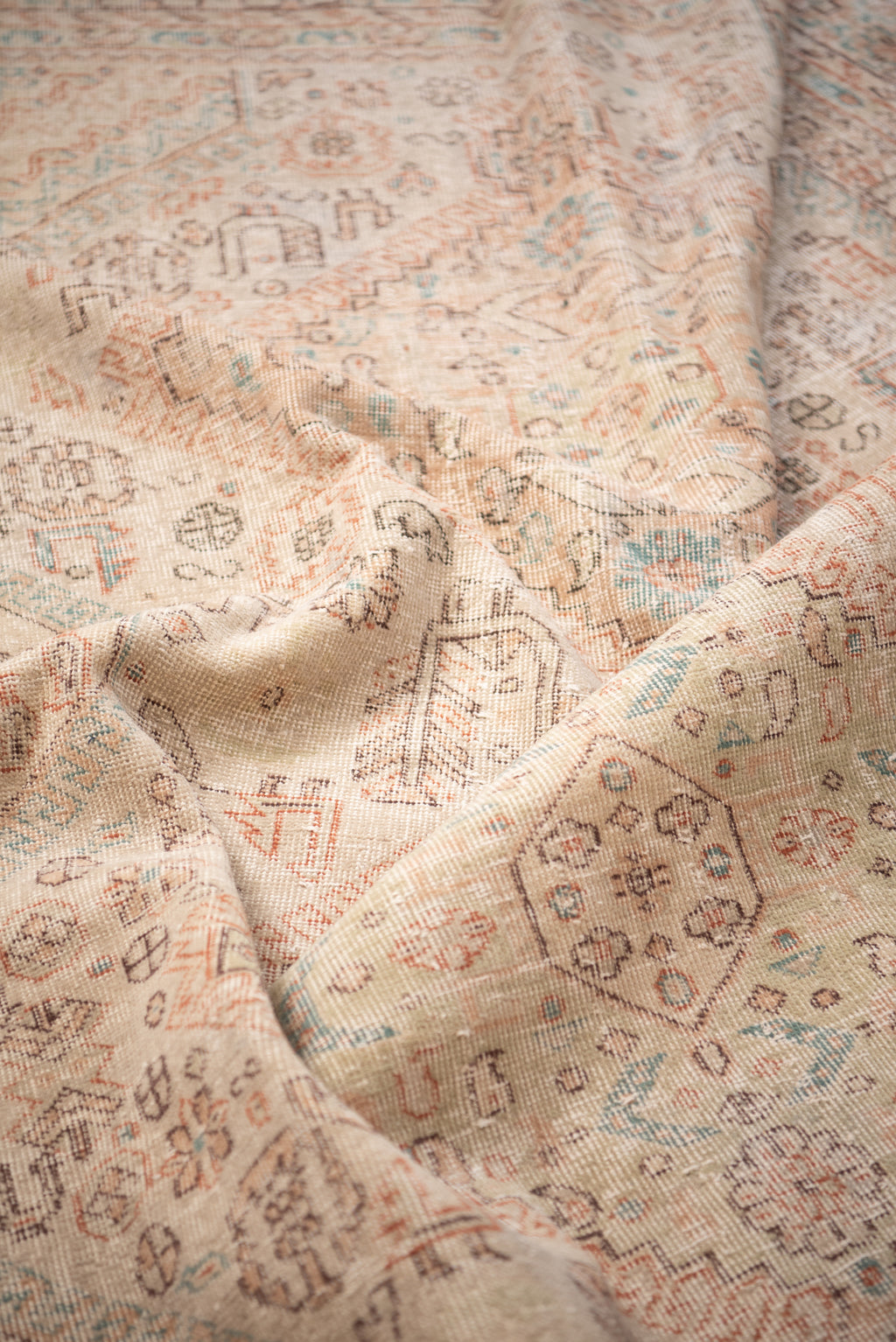Neutral Vintage Turkish Rug