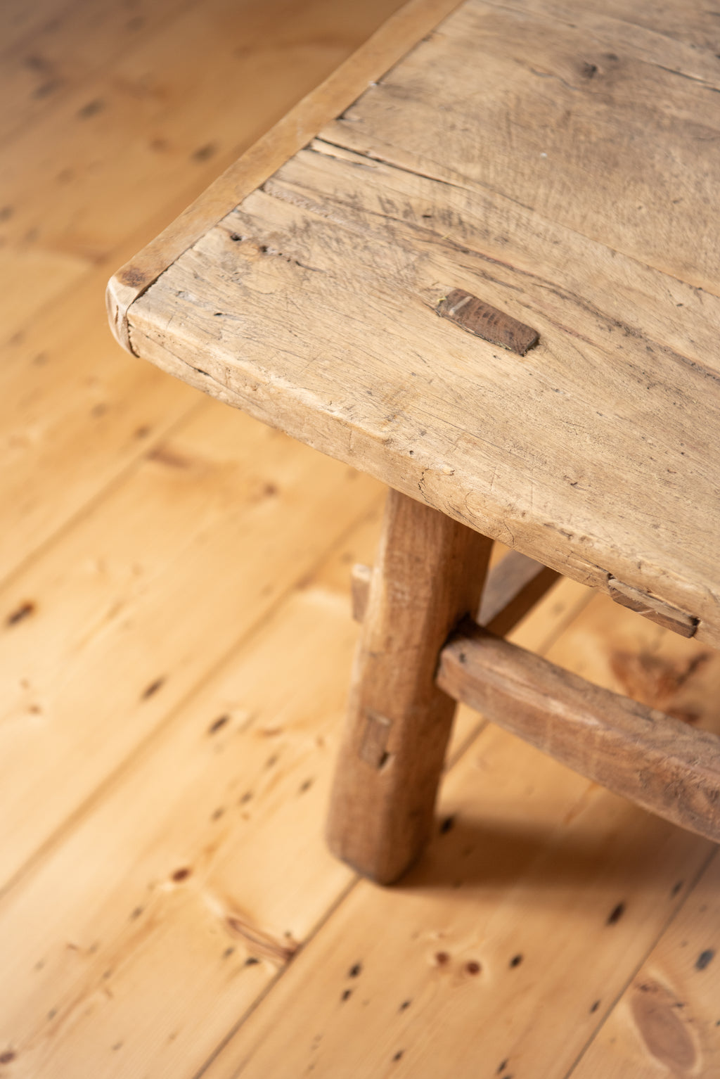 Antique Elm Coffee Table