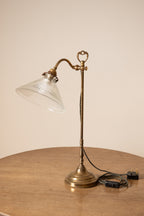 Vintage French Brass Table Lamp