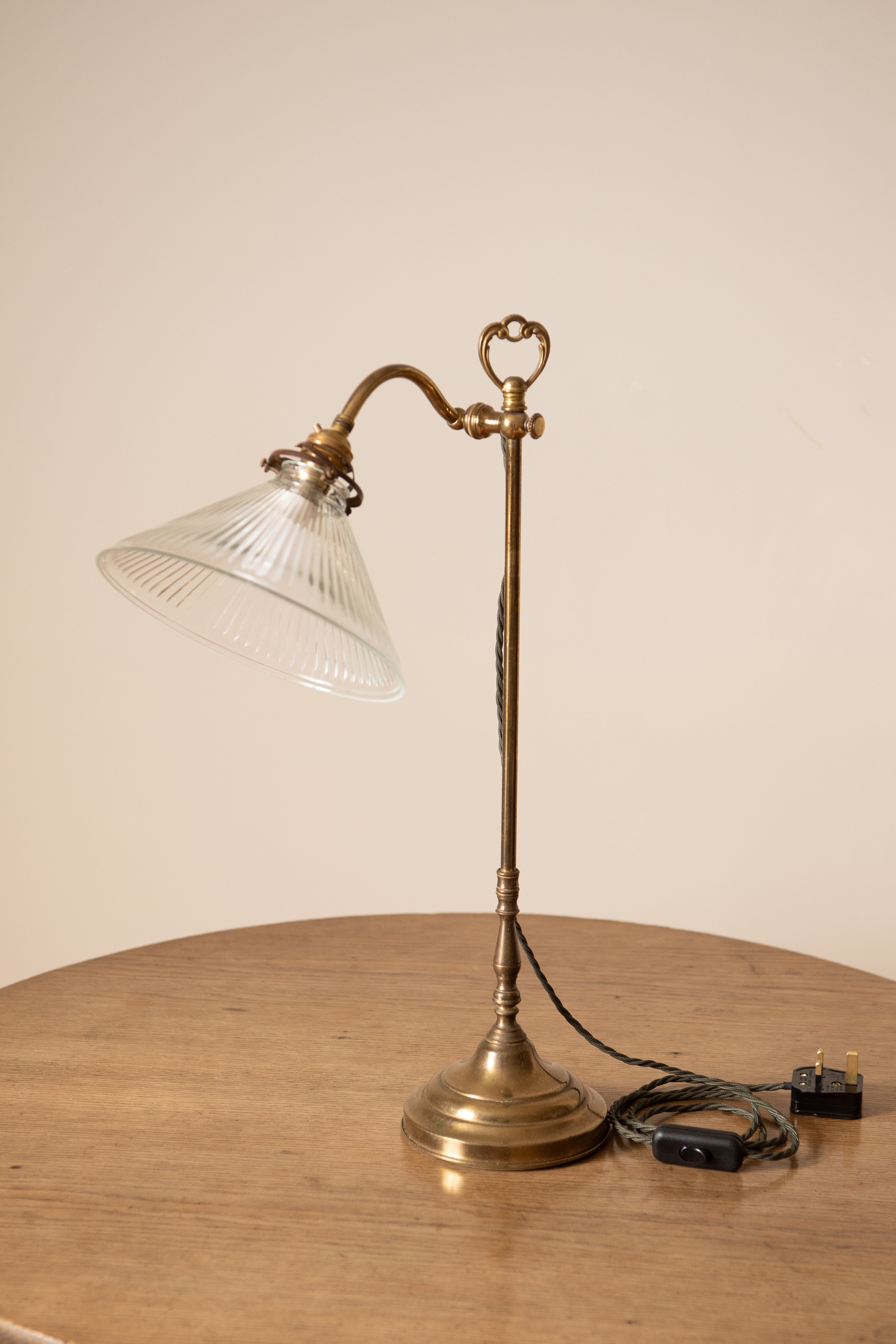 Vintage French Brass Table Lamp
