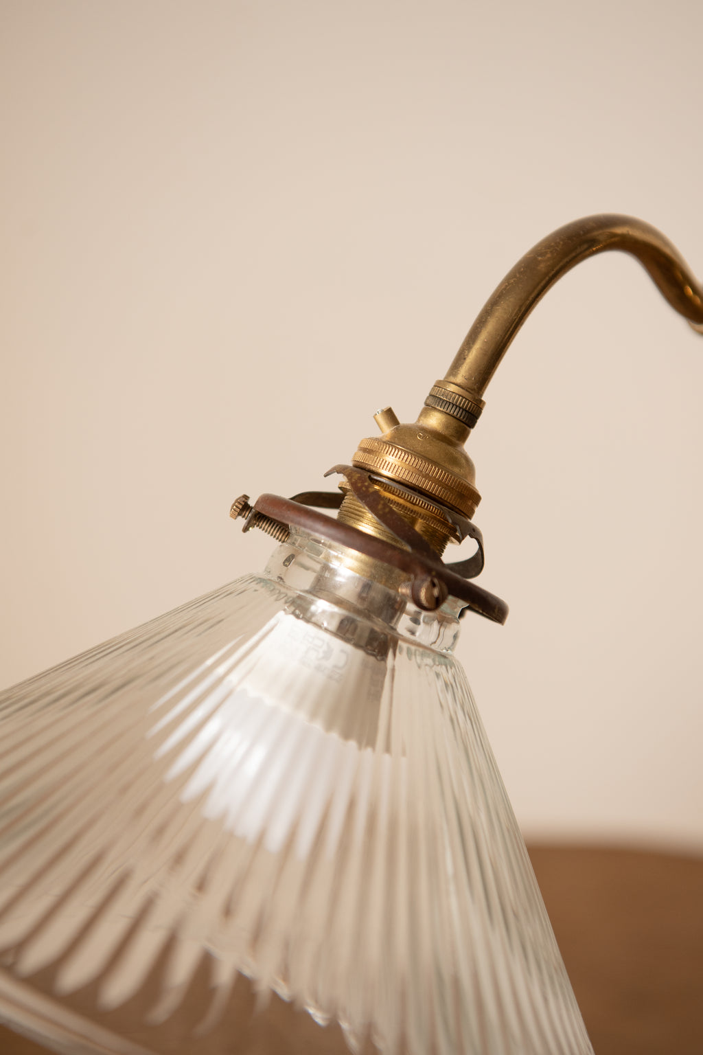 Vintage French Brass Table Lamp