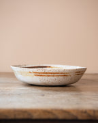 Vintage White Studio Pottery Bowl
