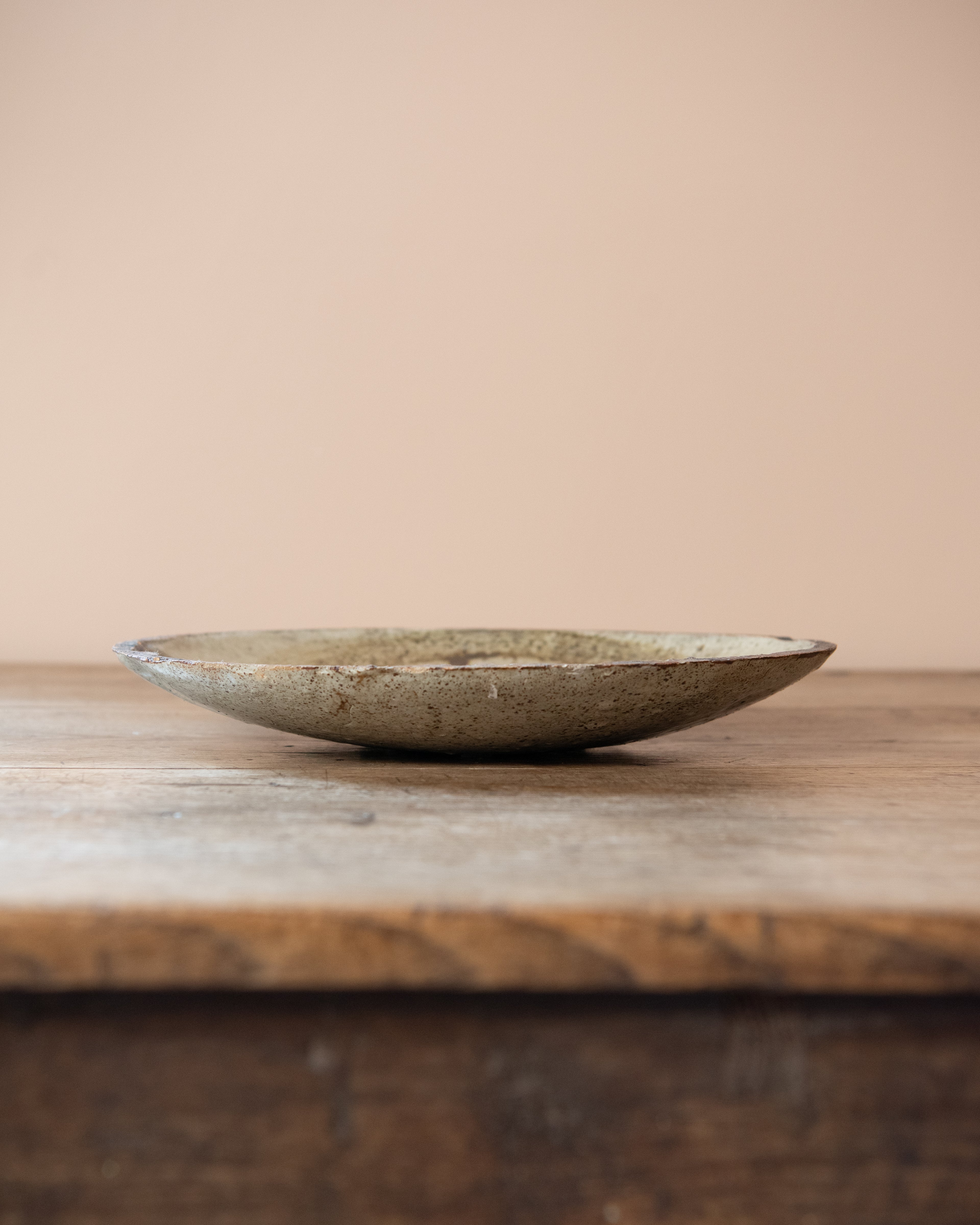 Vintage Shallow Light Green Bowl