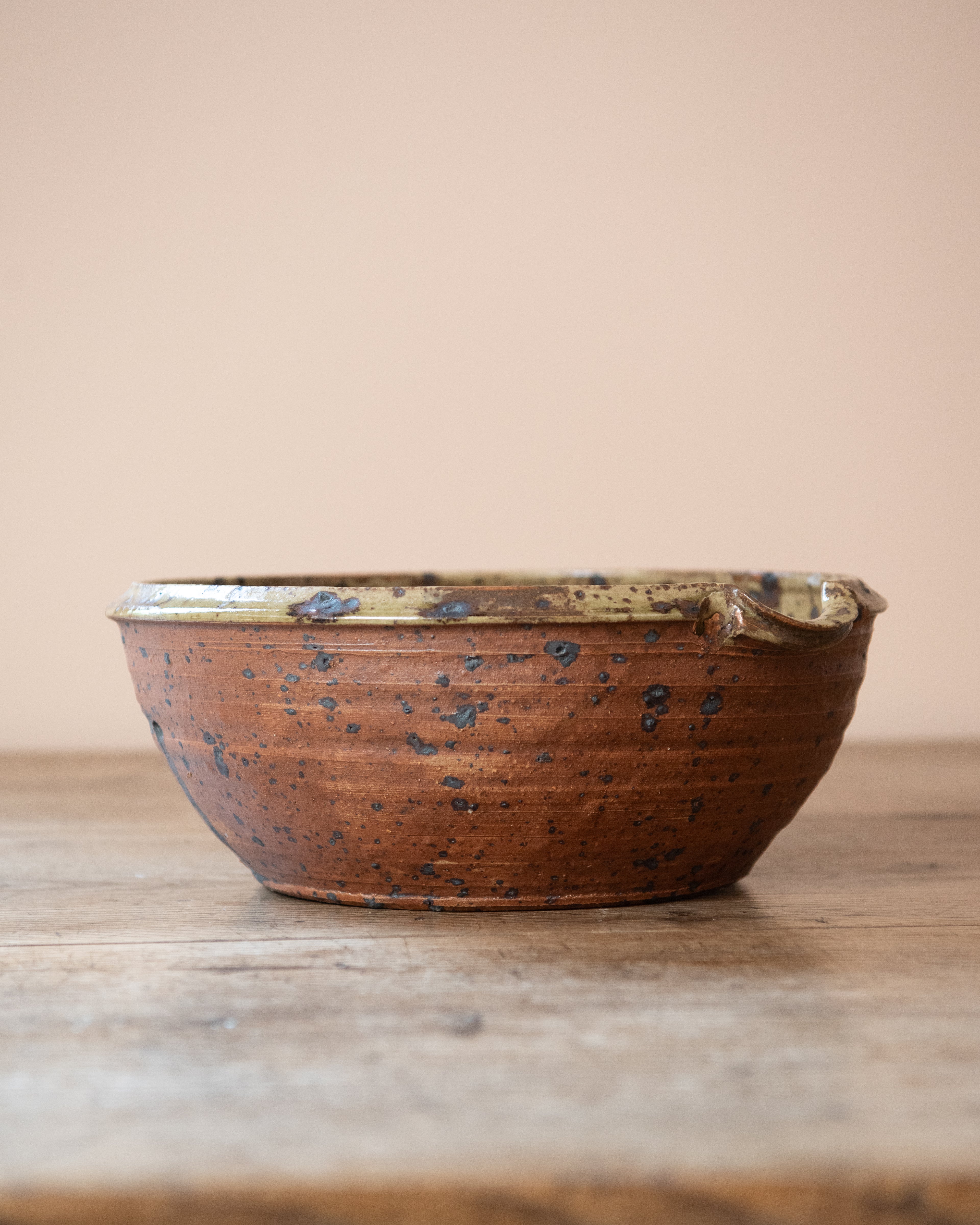 French Earthenware Dairy Bowl
