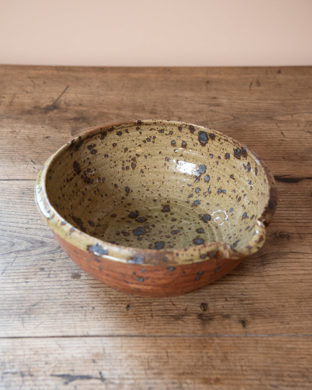French Earthenware Dairy Bowl