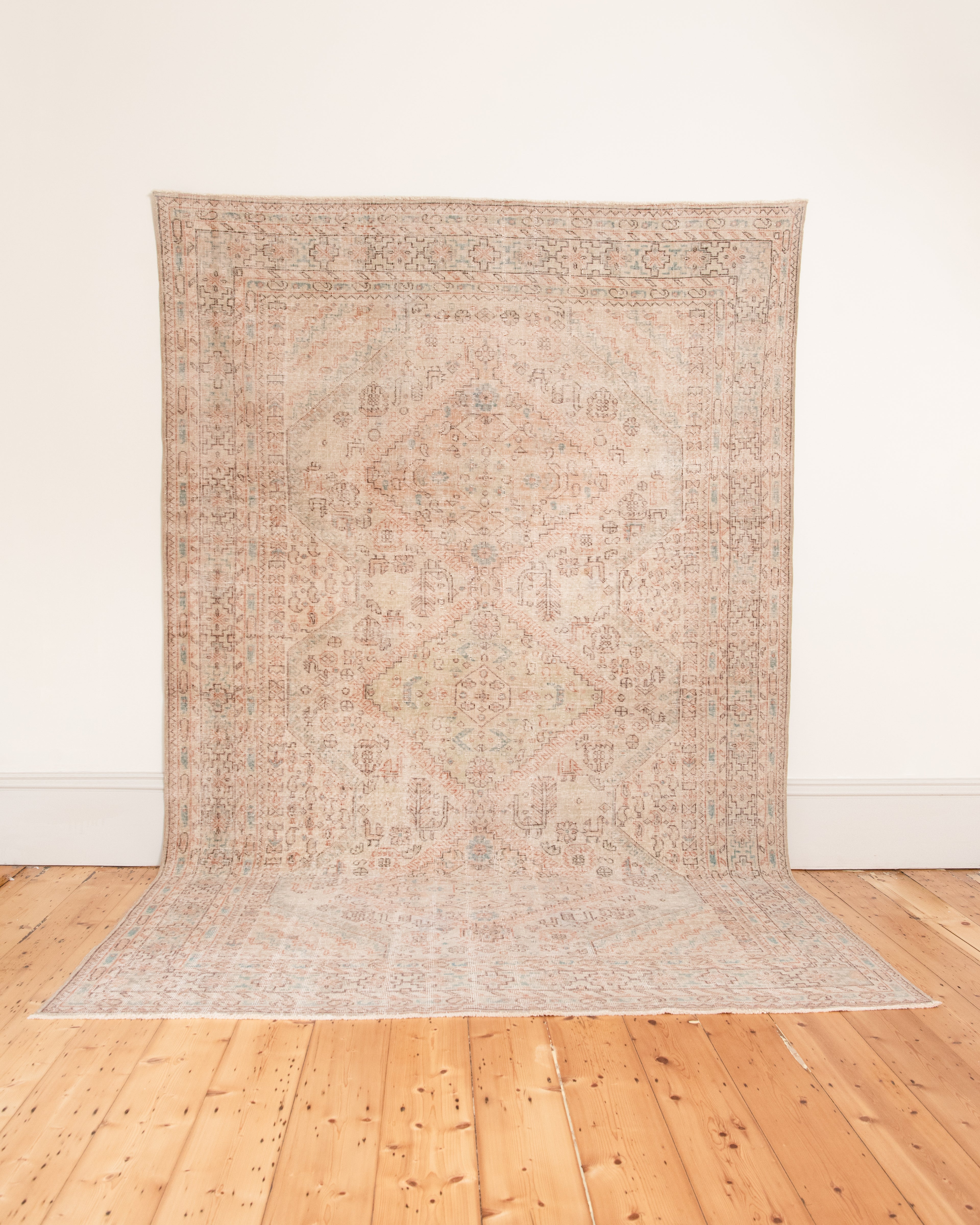 Neutral Vintage Turkish Rug